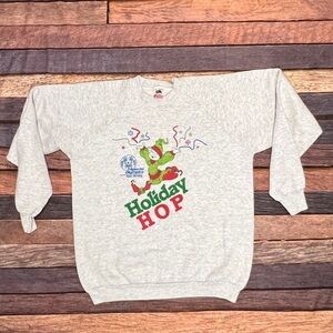Vintage 80s Special Olympics New Jersey Christmas Crewneck 1980s Sweatshirt